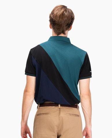 BEVERLY HILLS POLO CLUB - Áo polo nam cổ bẻ tay ngắn phối màu 