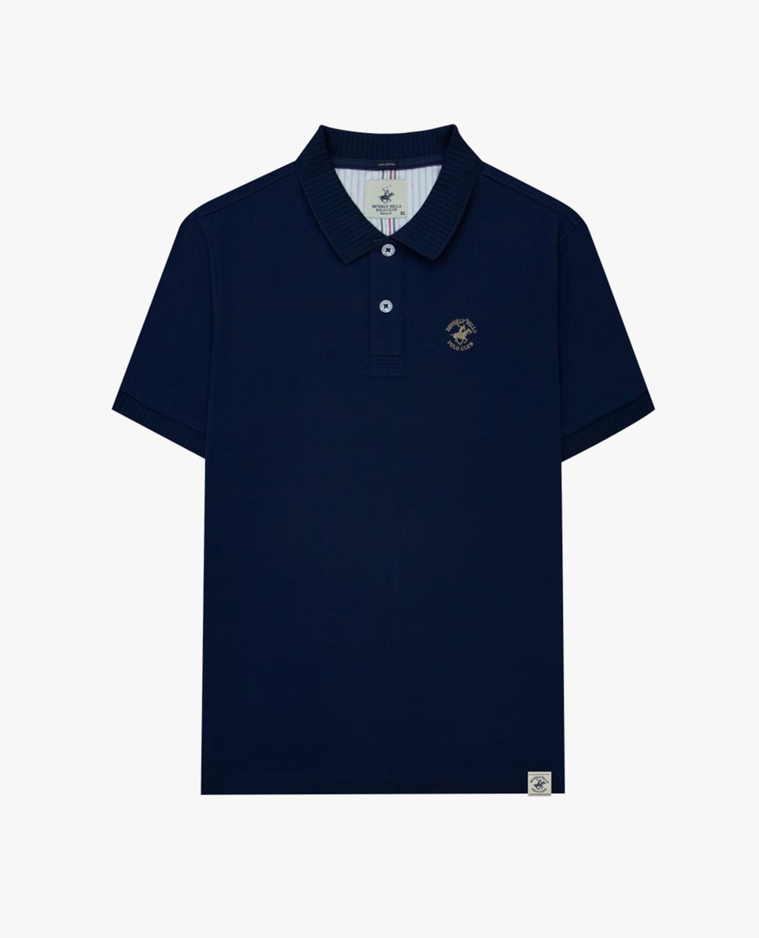 BEVERLY HILLS POLO CLUB - Áo polo nam tay ngắn thêu logo