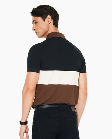  BEVERLY HILLS POLO CLUB - Áo polo nam cổ bẻ tay ngắn thêu logo 