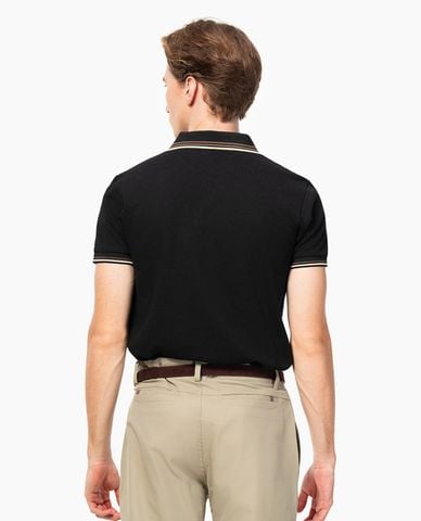  BEVERLY HILLS POLO CLUB - Áo polo nam cổ viền tay ngắn khóa kéo 