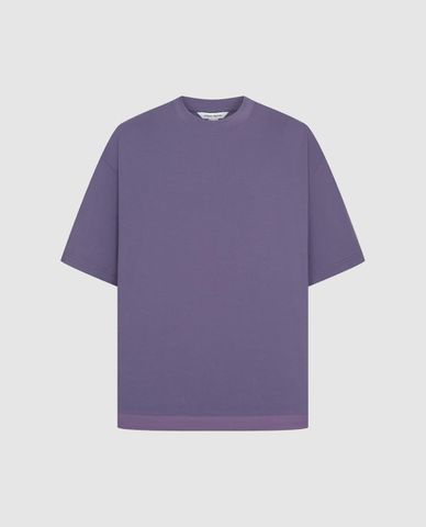  URBAN REVIVO - Áo thun nam cổ tròn tay ngắn 