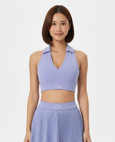 AZURA - Áo bra thể thao nữ cổ V dáng ôm 