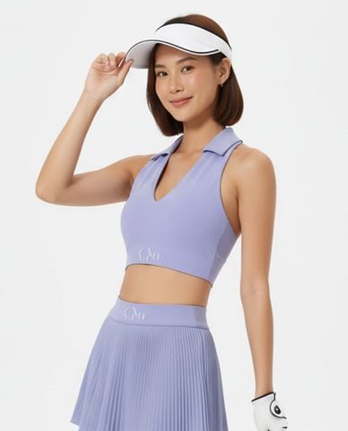  AZURA - Áo bra thể thao nữ cổ V dáng ôm 