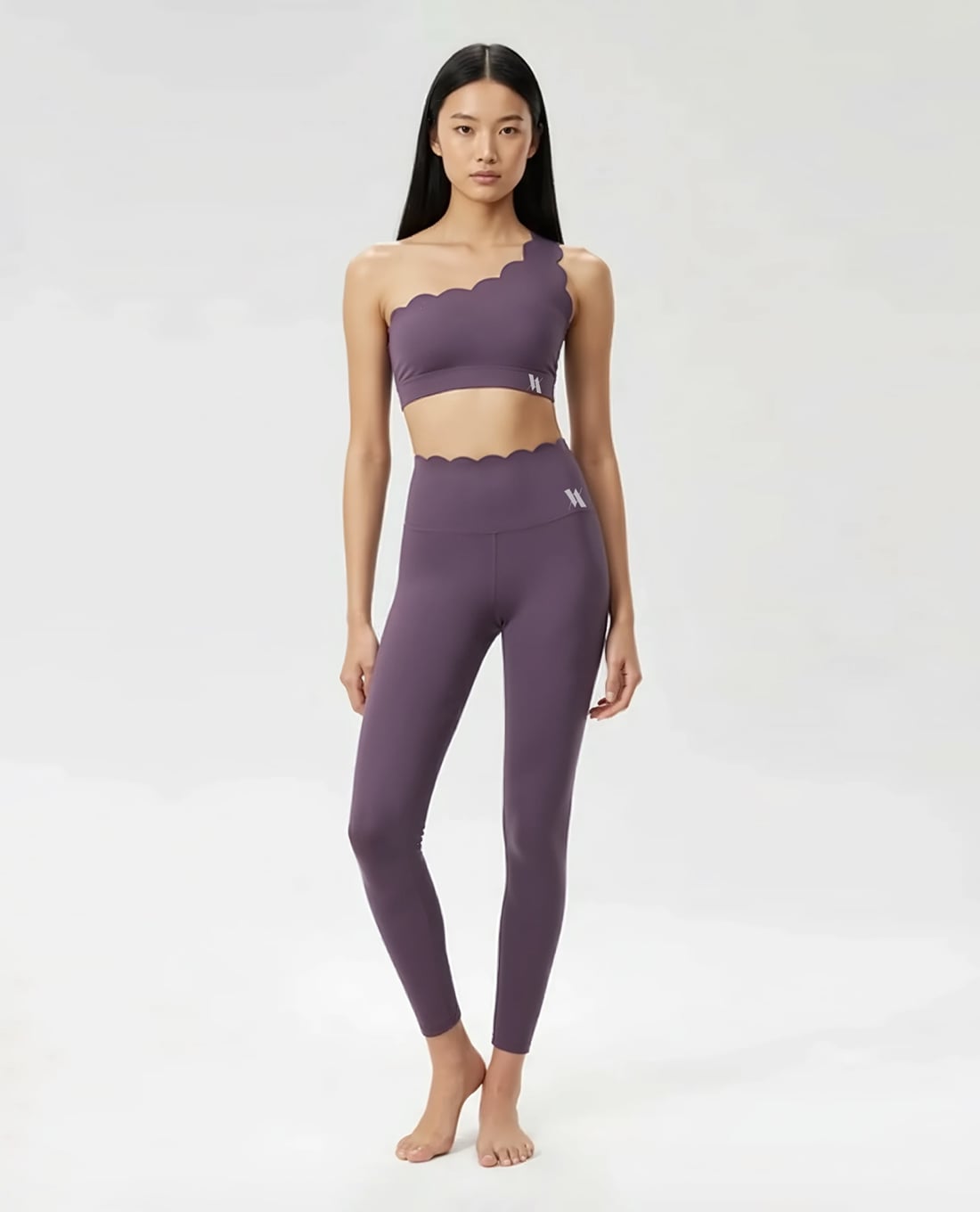 AZURA - Set đồ tập yoga nữ sóng biển chéo vai Flow