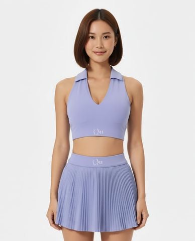  AZURA - Set đồ tập tennis pickleball nữ cổ V Aura 