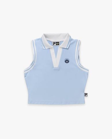  FILA - Áo sát nách nữ phối viền Fila x Sea Artist 