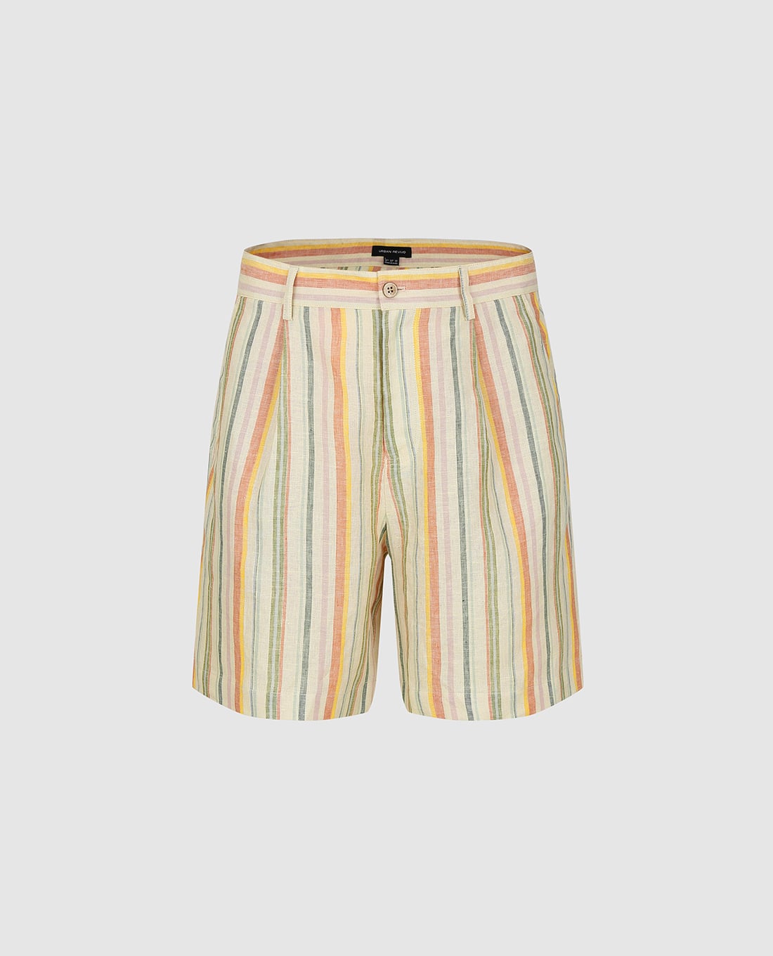 URBAN REVIVO - Quần short nam ống rộng kẻ sọc