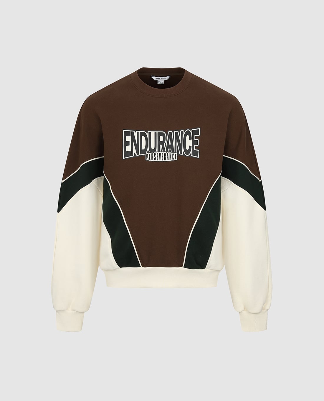 URBAN REVIVO -  nam cổ tròn tay dài phối màu