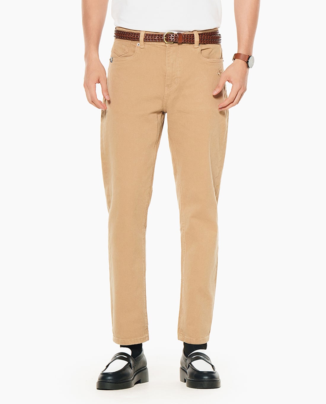 BEVERLY HILLS POLO CLUB - Quần jeans nam ống đứng thêu logo