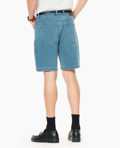  BEVERLY HILLS POLO CLUB - Quần short jeans nam thêu logo 