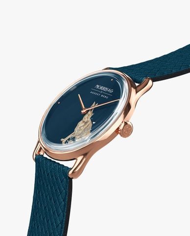  AUGUST BERG - Đồng hồ unisex Forest Hare Indigo 38mm 