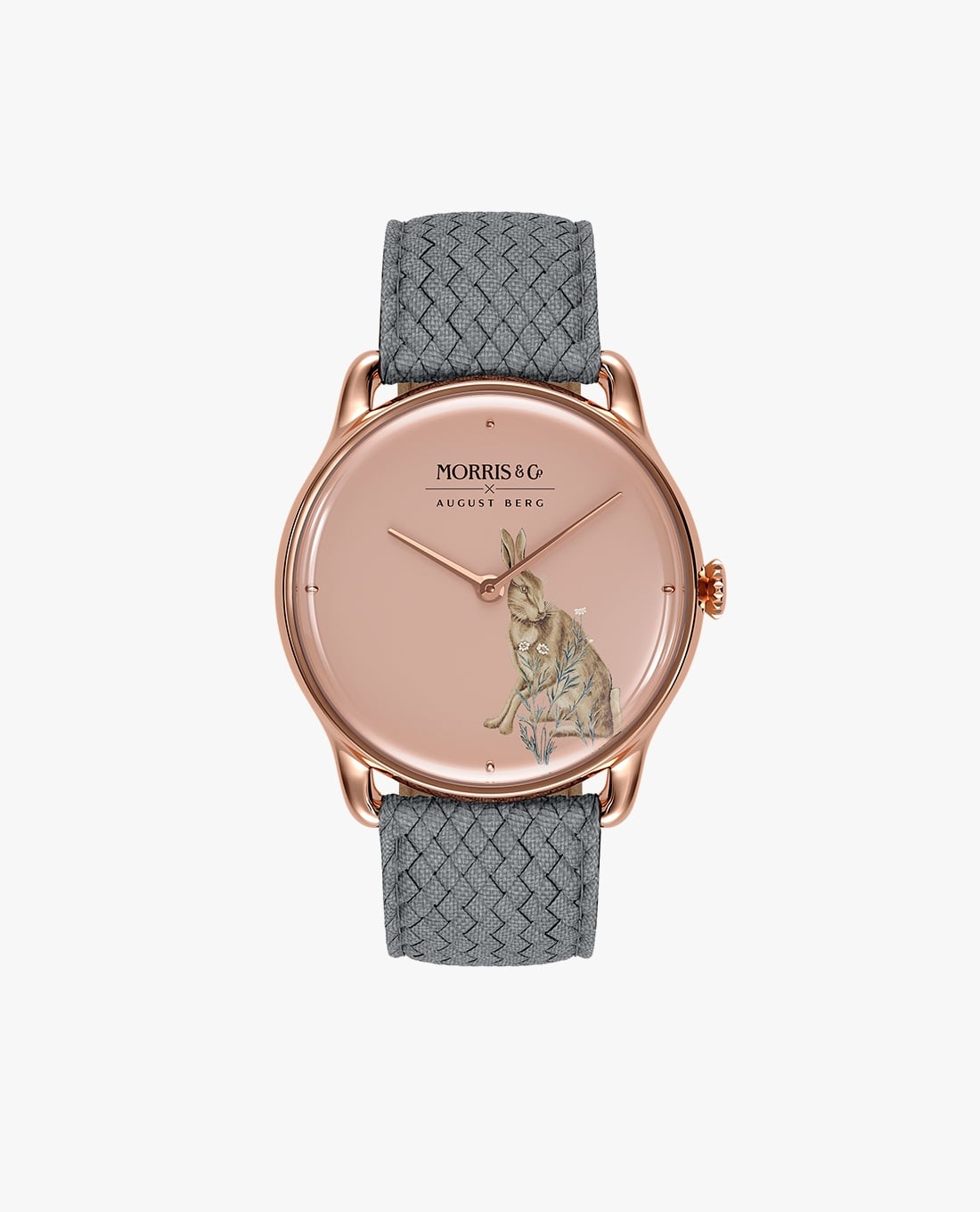 AUGUST BERG - Đồng hồ unisex Morris & Co Forest Hare Primrose 38mm