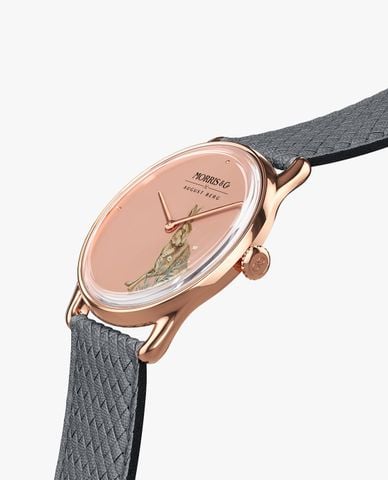  AUGUST BERG - Đồng hồ unisex Morris & Co Forest Hare Primrose 38mm 