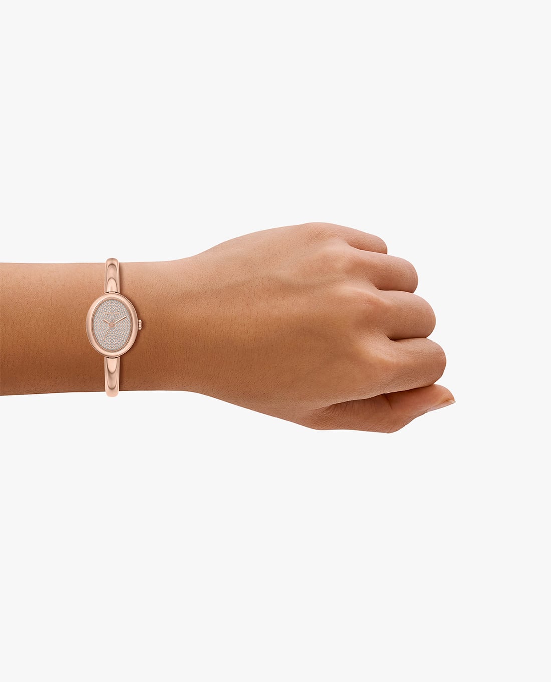 Đồng hồ nữ Michael Kors Petite Maude 24mm màu vàng hồng sang trọng
