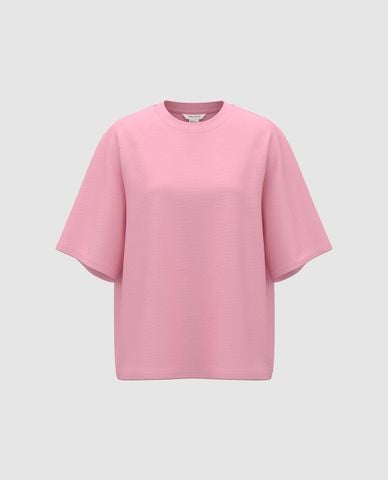  URBAN REVIVO - Áo thun nữ cổ tròn tay lỡ 