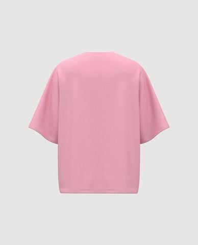  URBAN REVIVO - Áo thun nữ cổ tròn tay lỡ 