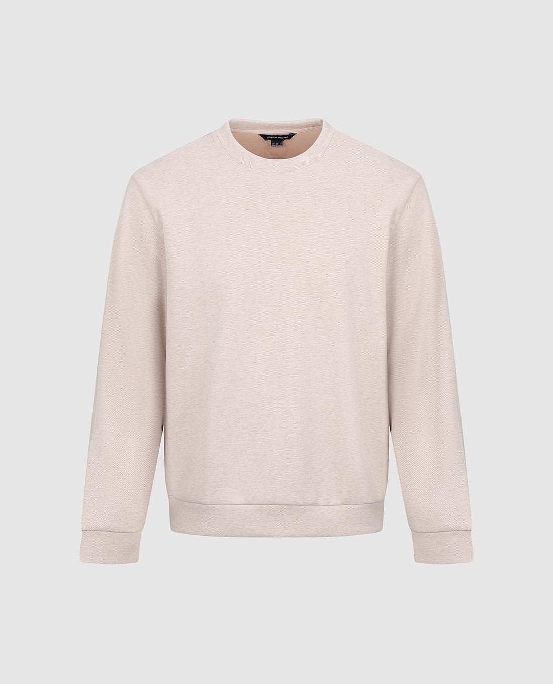 URBAN REVIVO - Áo sweatshirt nam cổ tròn tay dài thời trang