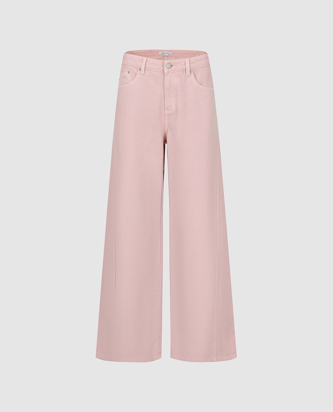 URBAN REVIVO - Quần jeans nữ ống rộng cá tính