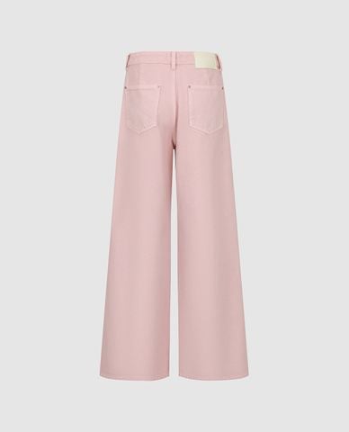  URBAN REVIVO - Quần jeans nữ ống rộng cá tính 