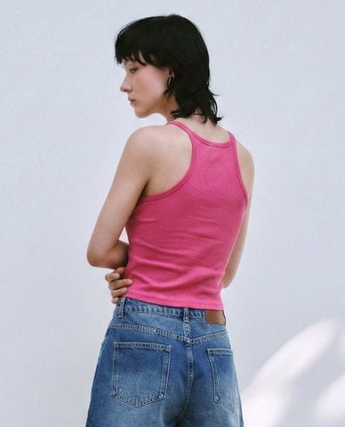  URBAN REVIVO - Áo hai dây nữ phom ôm thời trang 