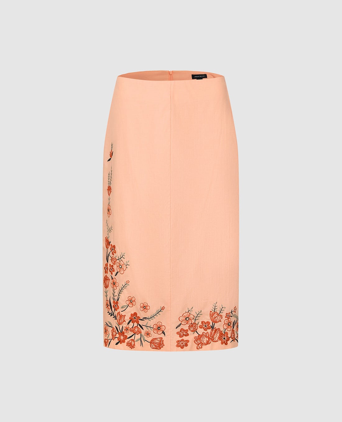 URBAN REVIVO - Chân váy phom suông midi Floral