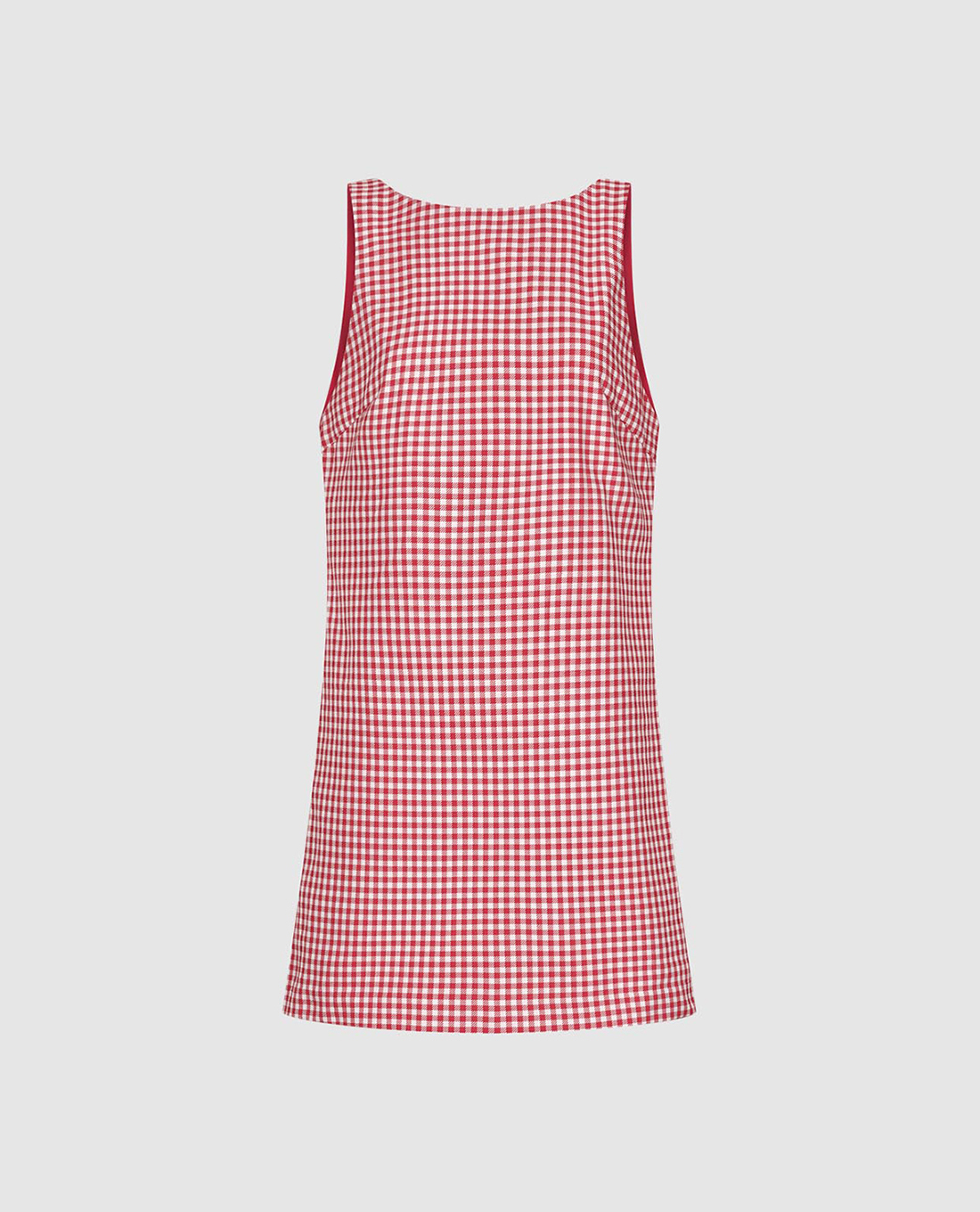 URBAN REVIVO - Đầm sát nách mini kẻ caro