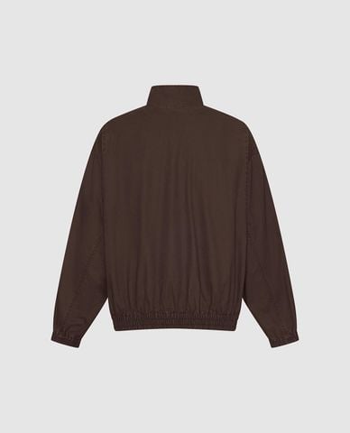  URBAN REVIVO - Áo khoác thể thao nam cổ trụ khóa kéo 