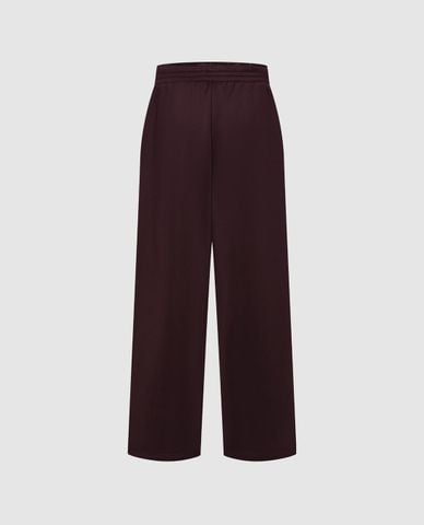  URBAN REVIVO - Quần nữ ống rộng phối dây rút 