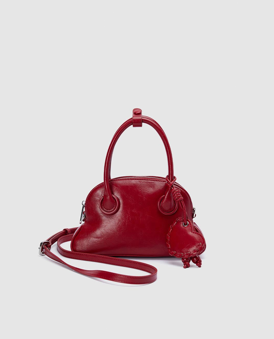 URBAN REVIVO - Túi xách nữ hình thang phối charm