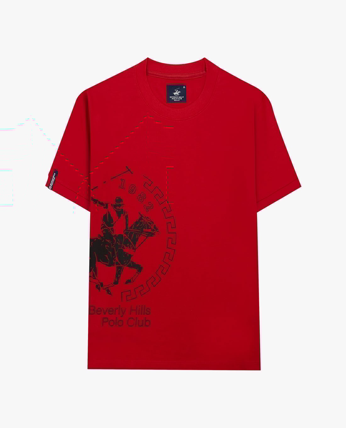 BEVERLY HILLS POLO CLUB - Áo thun nam cổ tròn tay ngắn in họa tiết