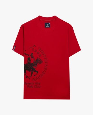  BEVERLY HILLS POLO CLUB - Áo thun nam cổ tròn tay ngắn in họa tiết 