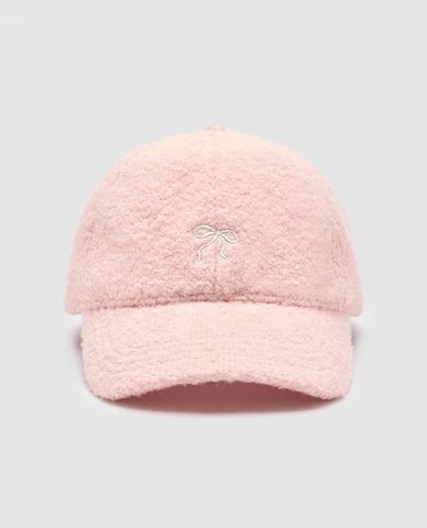  URBAN REVIVO - Nón bóng chày nữ thêu nơ 