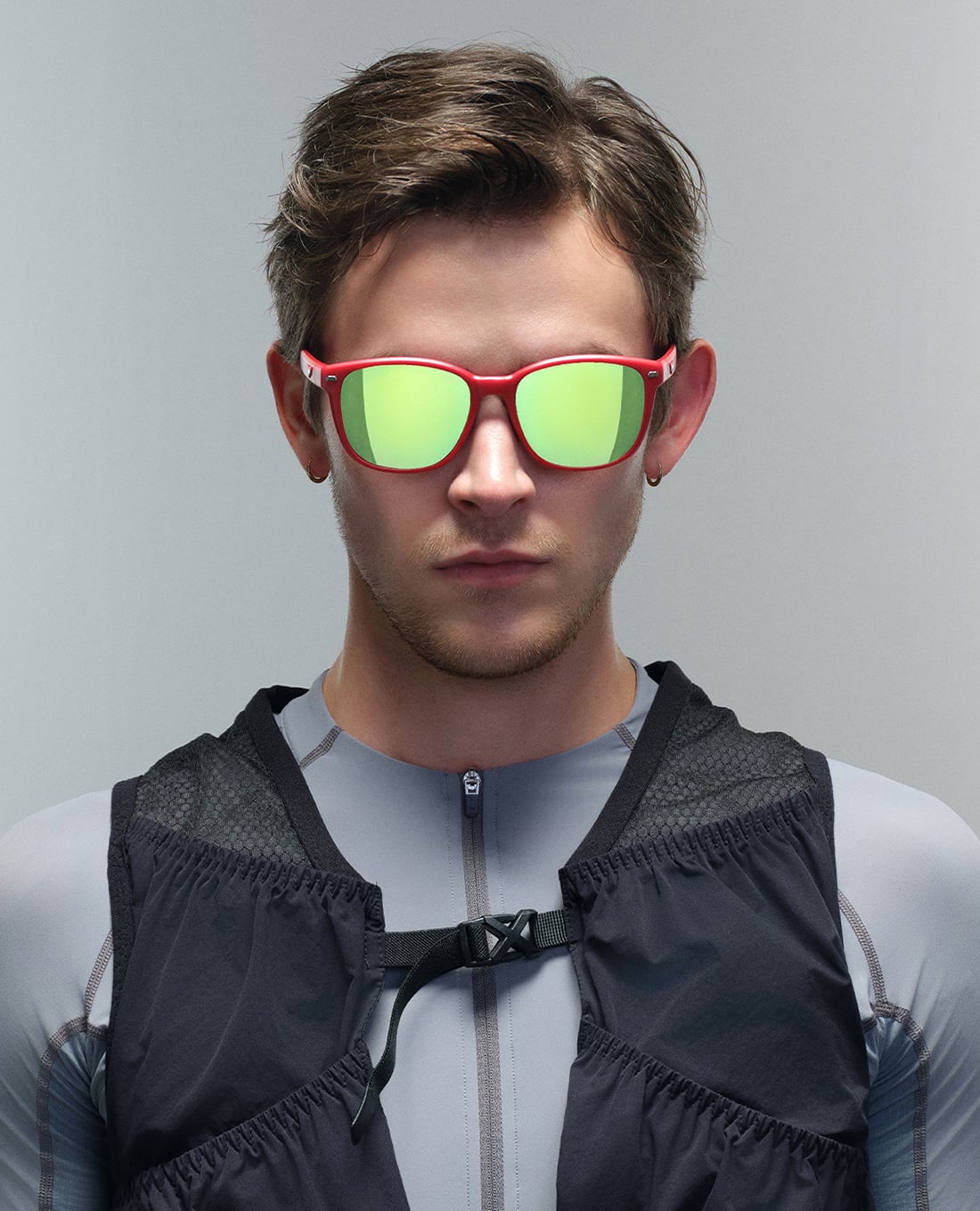 MUJOSH - Kính mát unisex gọng vuông Wake Up