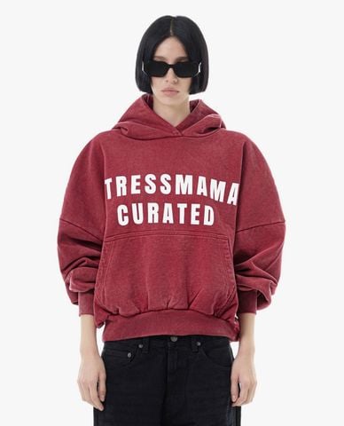  STRESSMAMA - Áo hoodie unisex tay dài Curated 