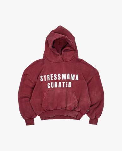  STRESSMAMA - Áo hoodie unisex tay dài Curated 