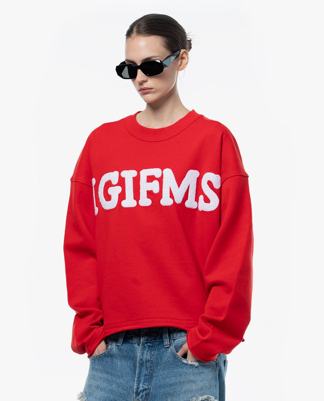 STRESSMAMA - Áo thun unisex cổ tròn tay dài SSMA IGIFMS