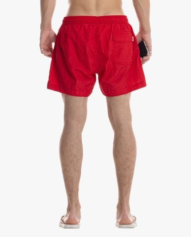  STRESSMAMA - Quần short unisex ống rộng thêu logo 