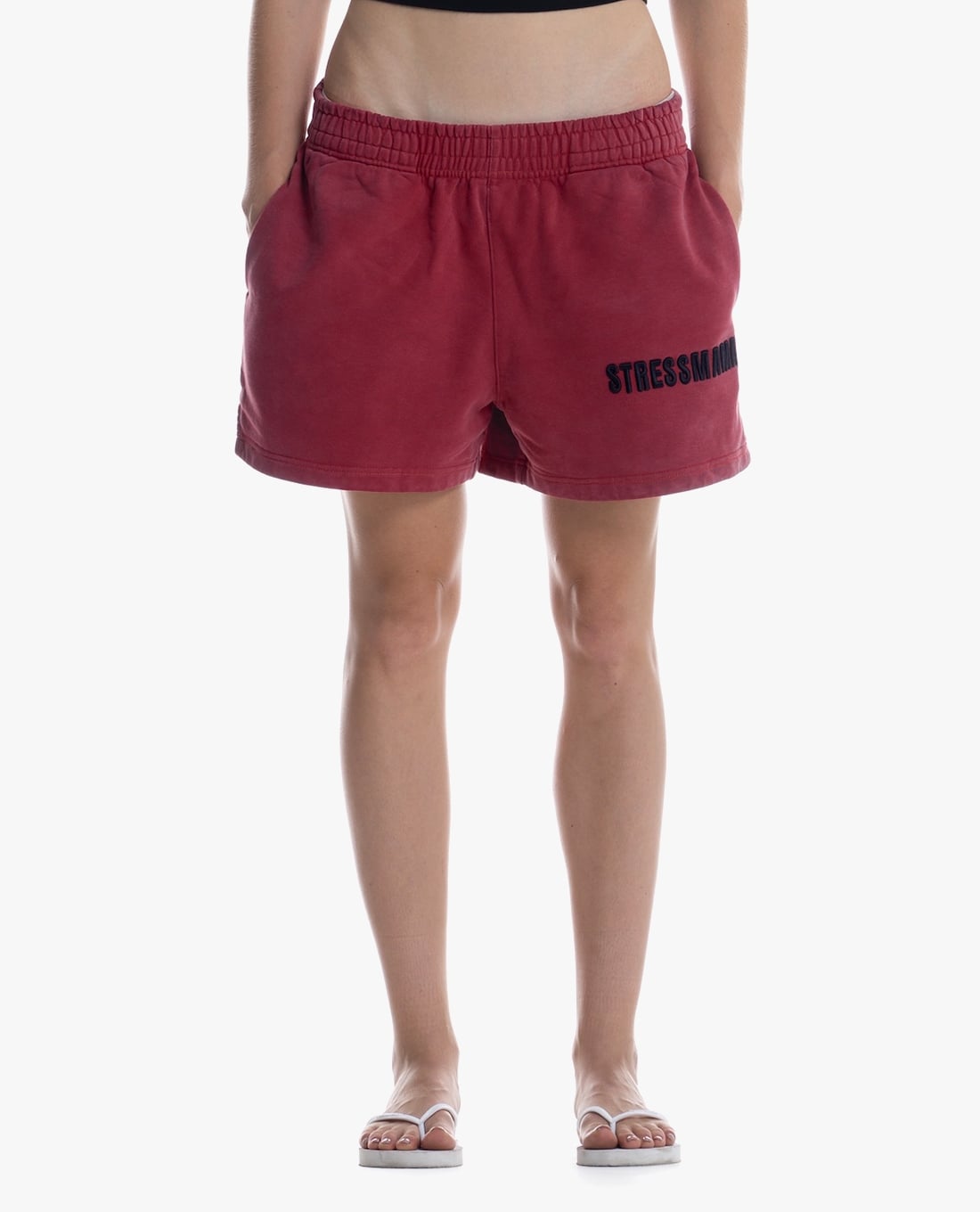 STRESSMAMA - Quần short thể thao unisex ống rộng SSMA