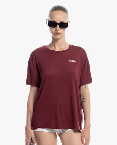  STRESSMAMA - Áo thun unisex cổ tròn tay ngắn Hôtel Mama Logo 