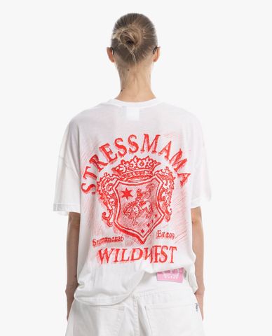  STRESSMAMA - Áo thun unisex cổ tròn tay ngắn Wildwest 
