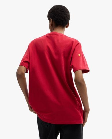  COACH - Áo thun nữ cổ tròn tay ngắn Horse And Carriage Sticker 