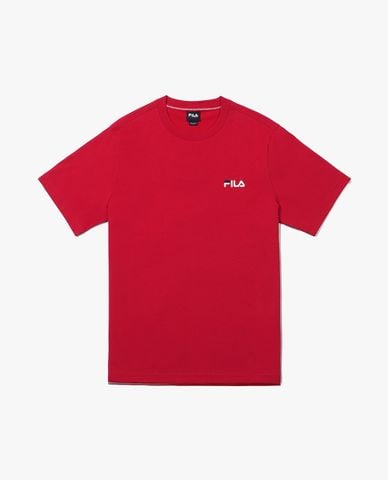  FILA - Áo thun unisex cổ tròn tay ngắn Small Linear 