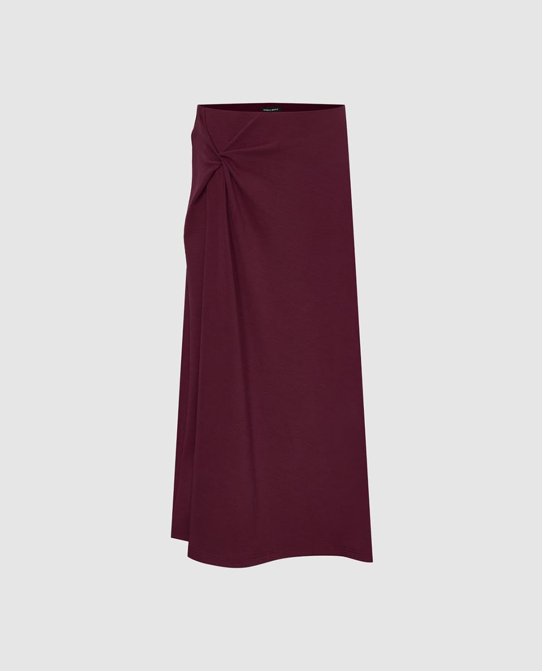 URBAN REVIVO - Chân váy phom suông midi xoắn eo