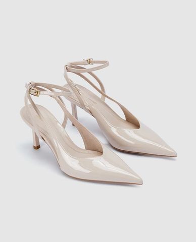  URBAN REVIVO - Giày sandals cao gót nữ mũi nhọn 