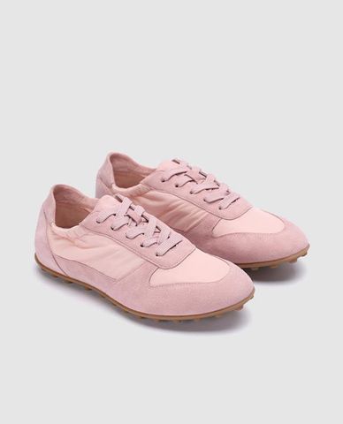  URBAN REVIVO - Giày sneakers nữ cổ thấp phong cách retro 