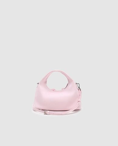  URBAN REVIVO - Túi đeo chéo nữ phom chữ nhật phối nơ 