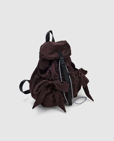  URBAN REVIVO - Balo nữ nắp gập phối nơ 