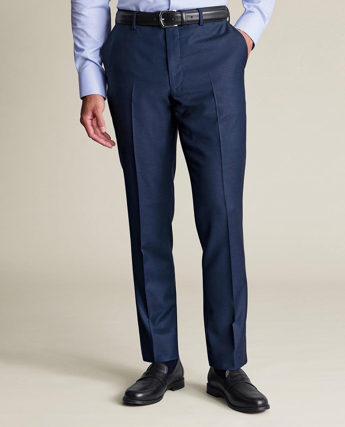 CHARLES TYRWHITT - Quần âu nam thanh lịch Natural Stretch Twill