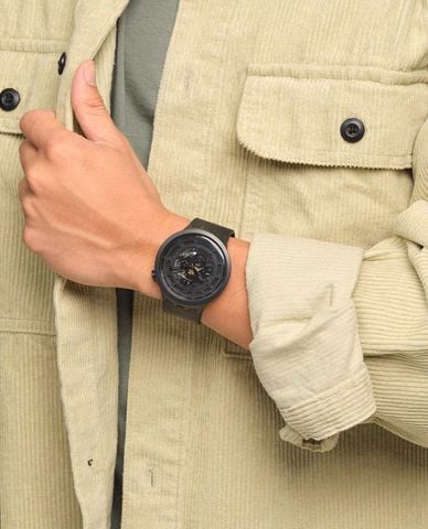  SWATCH - Đồng hồ unisex C Black 47mm 