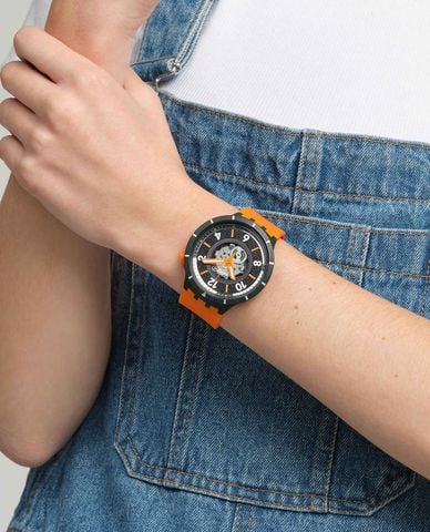  SWATCH - Đồng hồ unisex Fall Lage 47mm 
